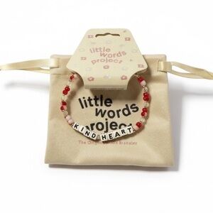NWT Little Words Project Kind Heart Bracelet Gift Handmade Friendship Bracelet